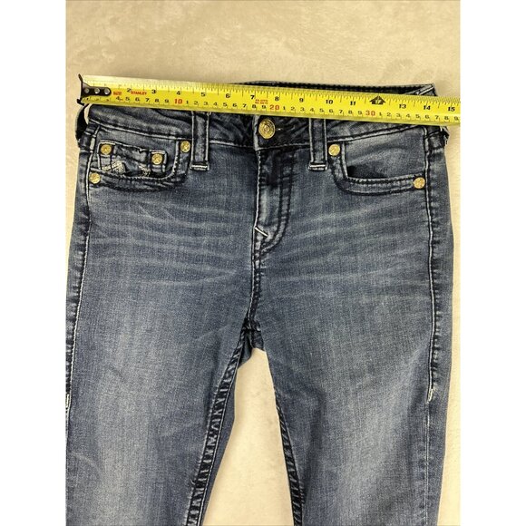 True Religion Womens Jeans Size 30 X 30 Super Skinny Blue Denim Blue - Picture 8 of 11